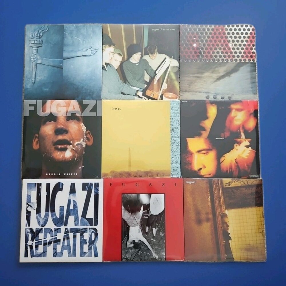 Lot of 9 Fugazi Records (New): First Demo, In on the Kill Taker, Instrument